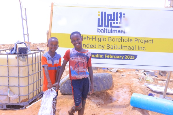 New Borehole Brings Clean Water to 3,000 Families in Somalia